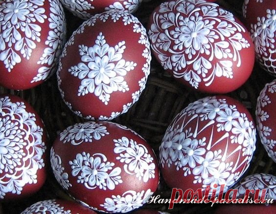 Шаблоны для росписи пасхальных яиц воском - Handmade-Paradise Шаблоны для росписи пасхальных яиц воском, еще один вариант росписи и как создать приспособление из алюминиевой баночки для того, чтобы растопить воск