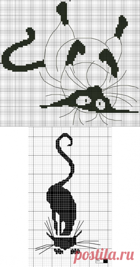 Жаккард: котики &amp;mdash; DIYIdeas