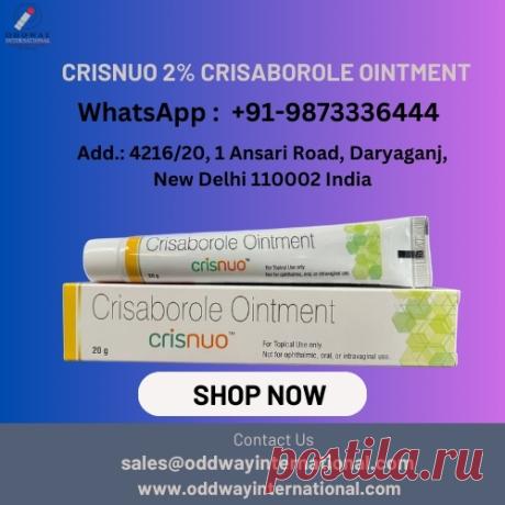 Crisnuo 2% Crisaborole Ointment is a medicine used to relieve minor skin irritation, such as insect bites, poison ivy, and sunburn. It contains the active ingredient crisaborole, which works by reducing inflammation and numbing the affected area. This ointment is typically applied to the skin and rubbed gently onto the area of irritation. Possible side effects include skin irritation, redness, and itching.