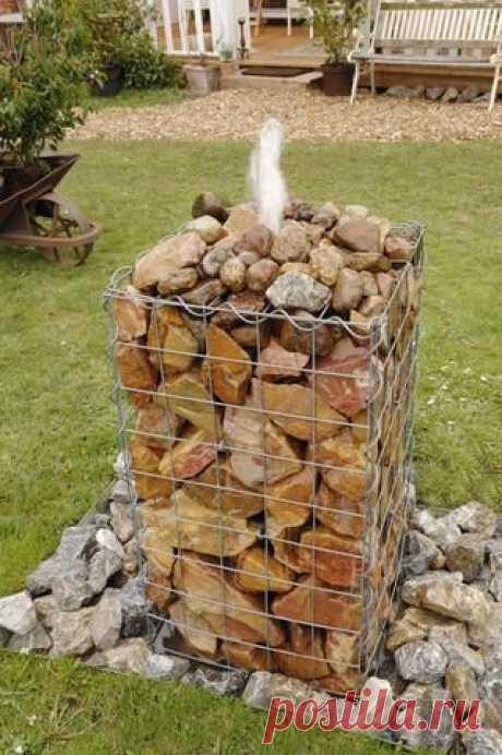 Фонтан-габион своими руками