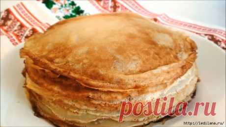 Блины на пиве с молоком. Ох, и вкусные!
