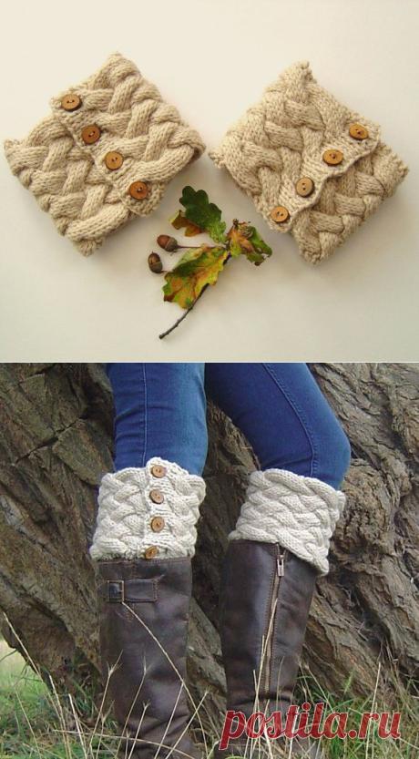 Knitting PATTERN Bootcuffs Boot Tops with by Richmondhillknits
