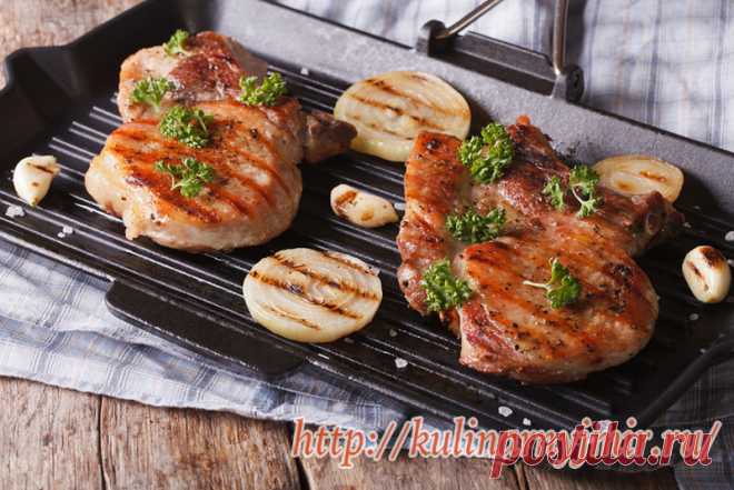 Антрекот с поджаренным луком или как приготовить мясо просто и вкусно!!! - Волшебный мир кулинарии