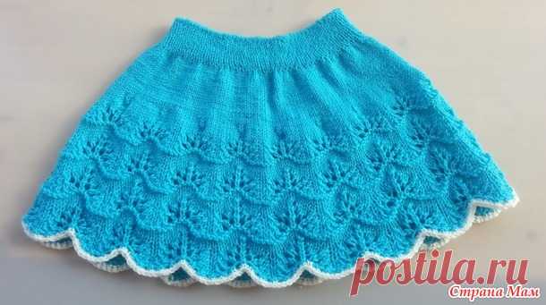 Юбочка к бирюзовому жакету - Вязание - Страна Мам