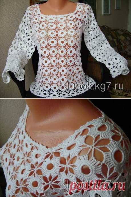 Ажурная кофточка