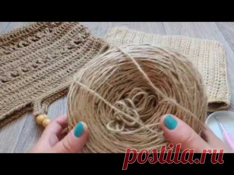 Сумка из джута своими руками: схемы, идеи, видео мастер классы