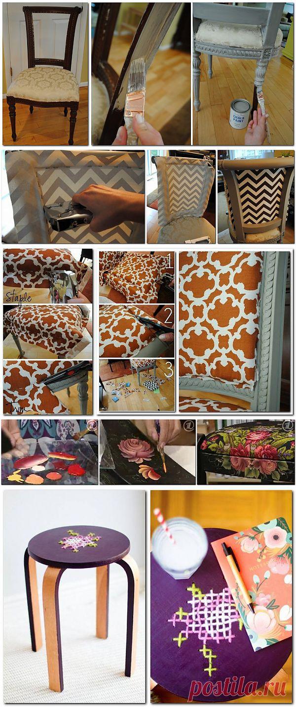 Реставрация и декорирование стульев своими руками | Как украсить свой дом. Предметы интерьера, аксессуары для дома, дизайн своими руками!