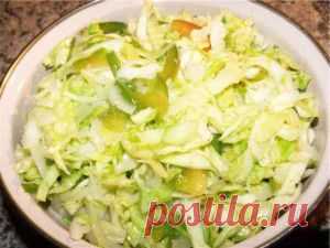 Салат «Зеленое яблоко»