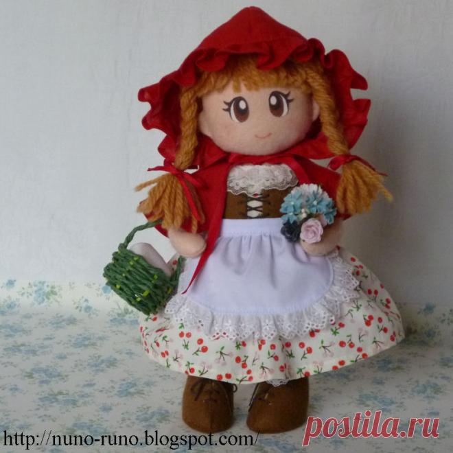 Кукла Красная Шапочка выкройка и МК