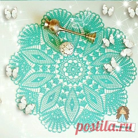 Салфетка крючком