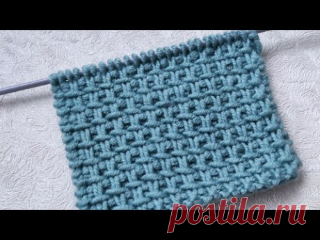Dense Relief Knit Stitch| Dichtes Reliefmuster stricken| Punto a rilievo denso| Punto relieve denso