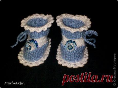 МК пинетки с бусинками | Страна Мастеров