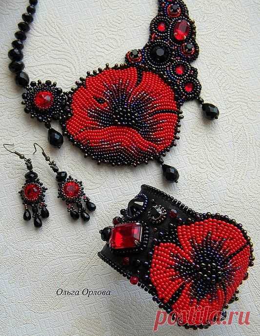 (6) Olga Orlova | Seed beads - Flowers & Leaves | Вышивка, Бисер и Ювелирные Украшения
