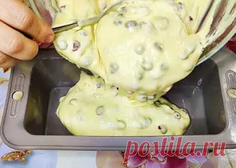 Лакомство К ЧАЮ за 5 минут! ПЫШНЫЙ Кекс на кефире! БЕЗ МИКСЕРА! — По секрету всему свету