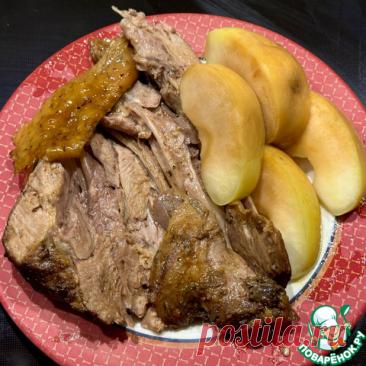 Индюшка. Голень в духовке. А, знаете, недурно получилось. Вот, честное слово, я от индюшки такого не ожидал даже. 
 Но, по - порядку.