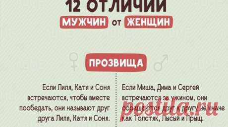 В чем различие между мужчиной и женщиной? )))  Умный совет.   &gt;&gt;&gt;&gt;&gt;&gt;&gt;