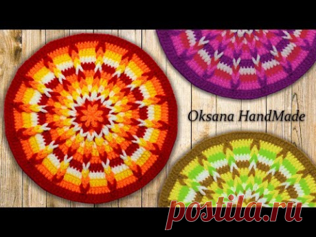 Прихватка-подставка крючком. Мастер класс. Stand, potholder crochet