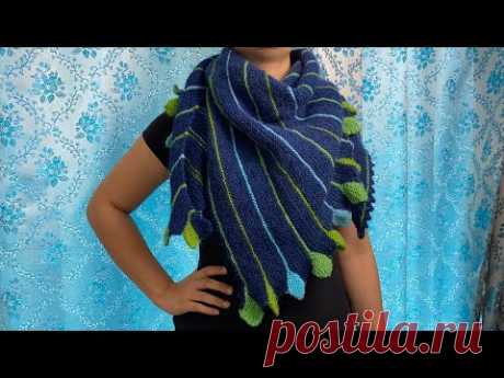 Knitting Elegant & Beautiful Crescent Shawl || अर्धचंद्राकार शाल अपने लिए बनाये आसानी से ||