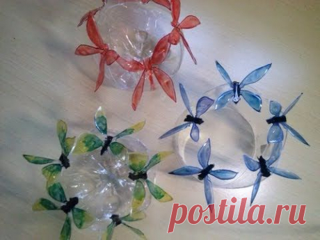 Como fazer borboletas em garrafas pet passo a passo - recycling - YouTube