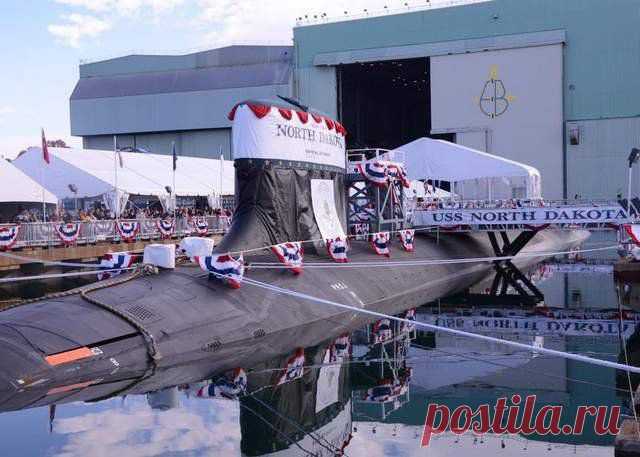Сход со стапелей новой подводной лодки американского флота North Dakota задерживается | Мир оружия