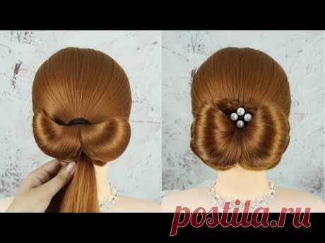 Прическа 2019 - Прическа Легкая - Прическа На Выпускной 💖 Simple Bridal Updo Hairstyles 💗