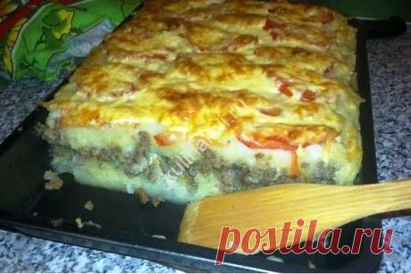 Картофельная запеканка с фаршем - Как я приготовила