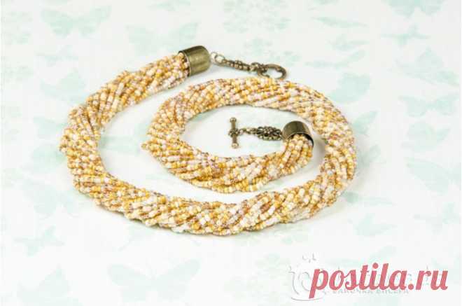 Мастер-класс по изготовлению ожерелья из бисера 