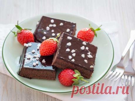 Шоколадный кекс-пудинг — рецепт с фото пошагово