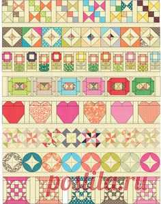 #блок в копилку 
#пэчворк #схема #цветок