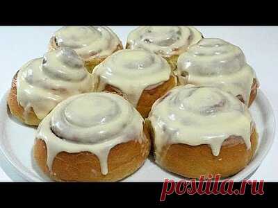 СИННАБОНЫ  Американские булочки с корицей и кремом /American cinnamon rolls Cinnabon — Смотреть в Эфире СЛИВОЧНЫЙ СЫР: https://www.youtube.com/watch?v=eVNSOAZiTgE\\u0026t=31s
  ДОРОГИЕ ДРУЗЬЯ, просмотр рекламы на моих видео это Ваша благодарность за мои…