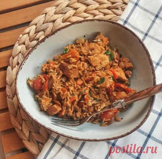 ПЛОВ С КУРИНОЙ ГРУДКОЙ