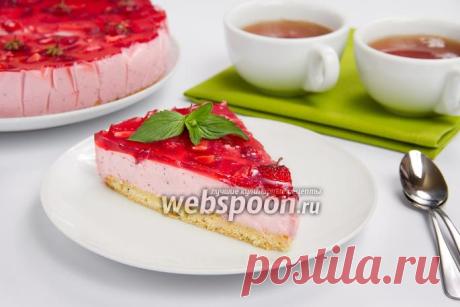 Торт с клубничным муссом и желе рецепт с фото на Webspoon.ru