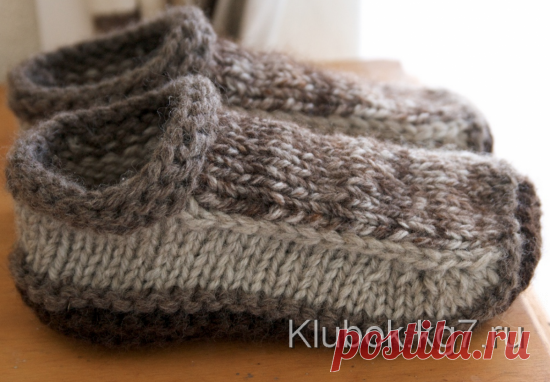 Тапочки Non-felted Slippers | Клубок