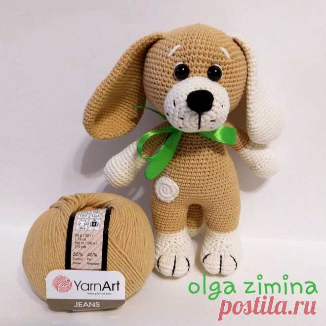 Вязаный щенок схема амигуруми | Hi Amigurumi