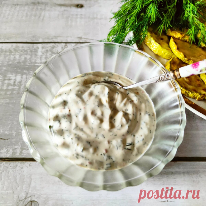Соус ранч (чесночный соус ко всему 😋)🇺🇸 Американский фермерский соус | Будет вкусно! | Дзен