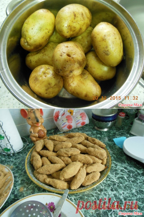 Картофельные палочки с фаршем - Рецепты для очень занятой мамы - Страна Мам