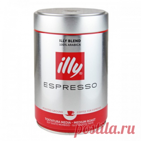 Купить кофе молотый ILLY средняя обжарка 250 г, цены в Москве на goods.ru
