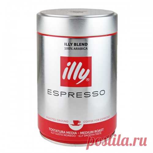 Купить кофе молотый ILLY средняя обжарка 250 г, цены в Москве на goods.ru