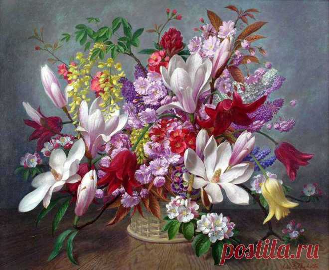 Английский #художник John E. Nicholls (1922-1955) - Виртуальная Академия Живописи