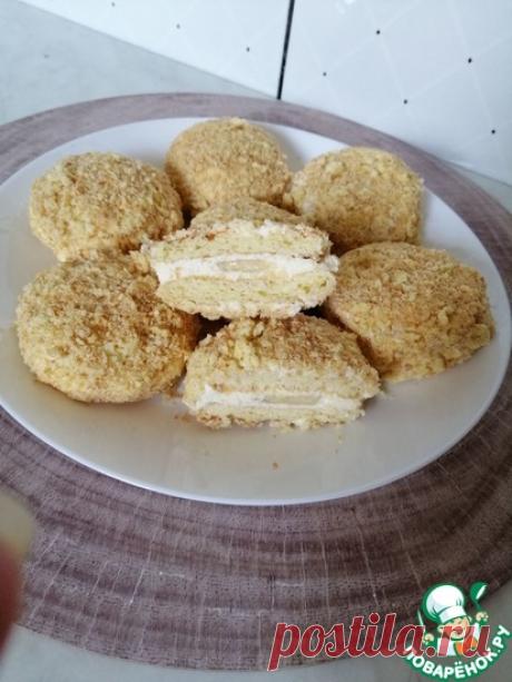 Нежные пирожные Кулинарный рецепт