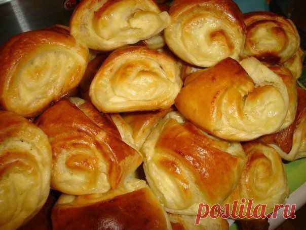 ПРОСТЫЕ БУЛОЧКИ С ТВОРОГОМ | Варварушка-Рукодельница