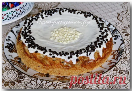 ВКУСНАЯ ШАРЛОТКА СО СМЕТАННЫМ КРЕМОМ