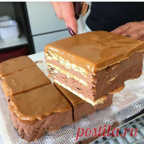 Шоколадный торт без выпечки