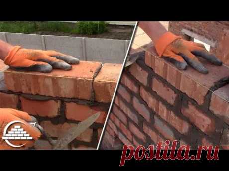Ошибки начинающих каменщиков в кирпичной кладке - [masterkladki] - YouTube