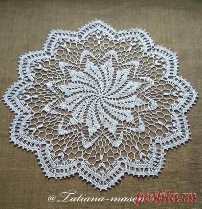 Кружевная салфетка - нежнее нежного
