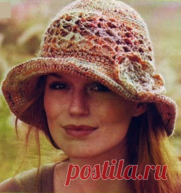 Летняя шляпка крючком