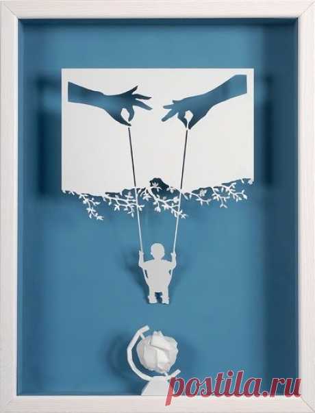 Daniel Mar paper-cutting