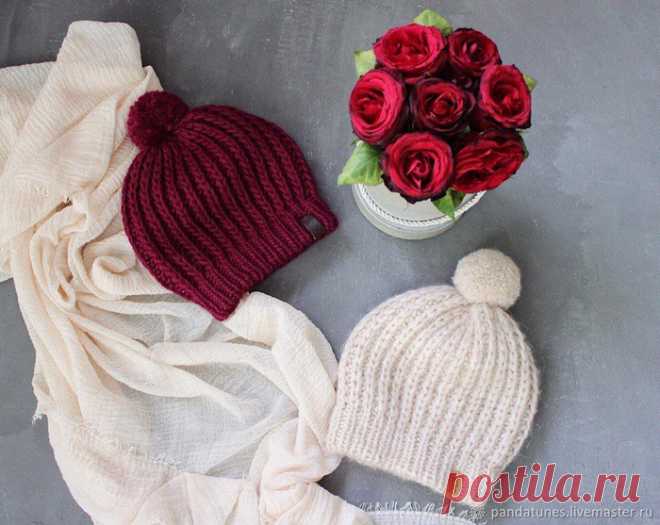 Вяжем шапку с двойной резинкой PETITE. Мастер-класс