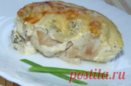 Минтай в духовке под сметанным соусом - просто объедение! | Вкусные рецепты | Яндекс Дзен