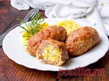 Зразы с яйцом в духовке мясные рецепт с фото пошагово - 1000.menu